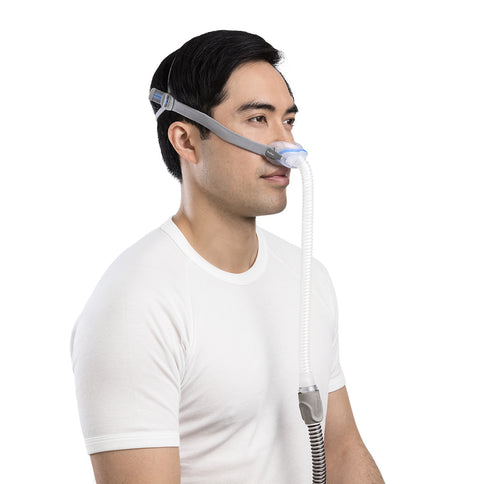 Man wearing ResMed N30 CPAP Mask